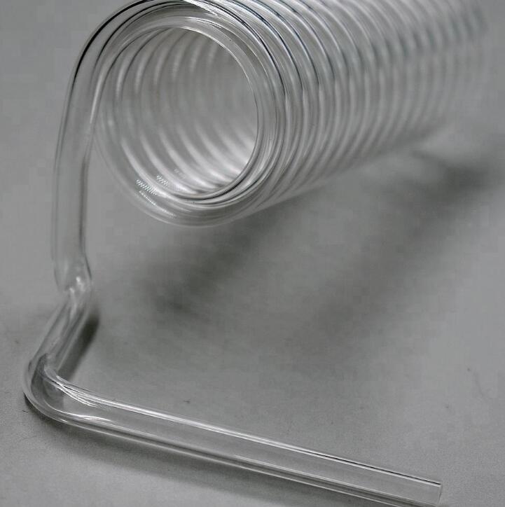 Tube de quartz en spirale à haute température