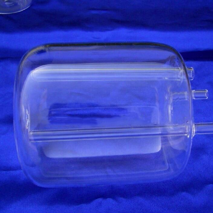 Bouteille de source de déchets en verre de quartz